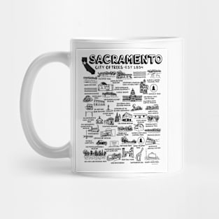 Sacramento Map Mug